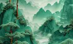 微信头像山水画最旺财的图片,揭秘微信头像山水画最旺财的奥秘