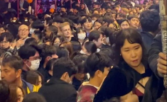 韩国踩踏事件自拍视频,惊心动魄的现场直击